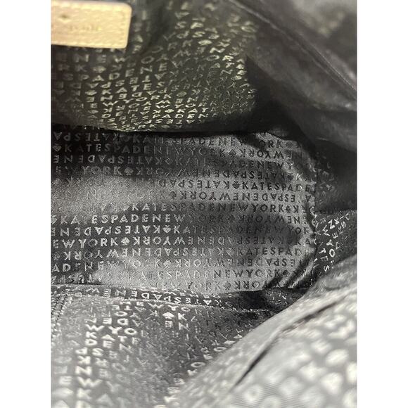 Kate Spade Grand‎ Street Rachelle Satchel Porcelain Black Leather Authenticated - Picture 7 of 16